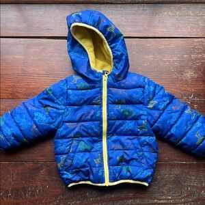 Jumping Beans Blue Jacket with Yellow Interior